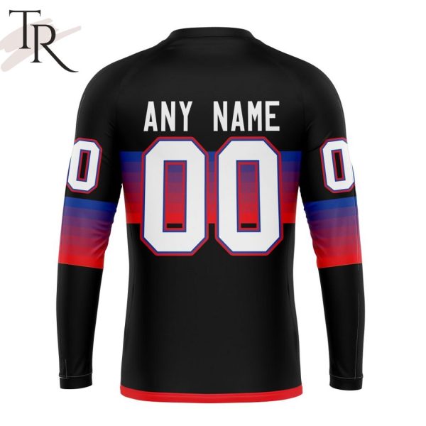 NHL New York Rangers Special Black And Gradient Design Hoodie