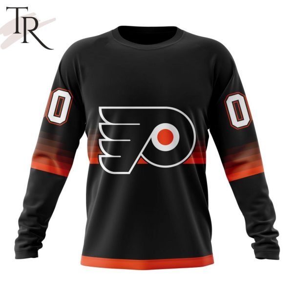 NHL Philadelphia Flyers Special Black And Gradient Design Hoodie