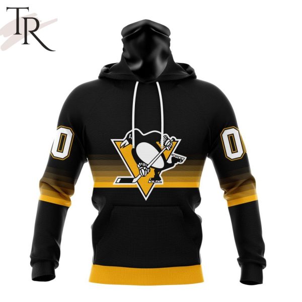 NHL Pittsburgh Penguins Special Black And Gradient Design Hoodie