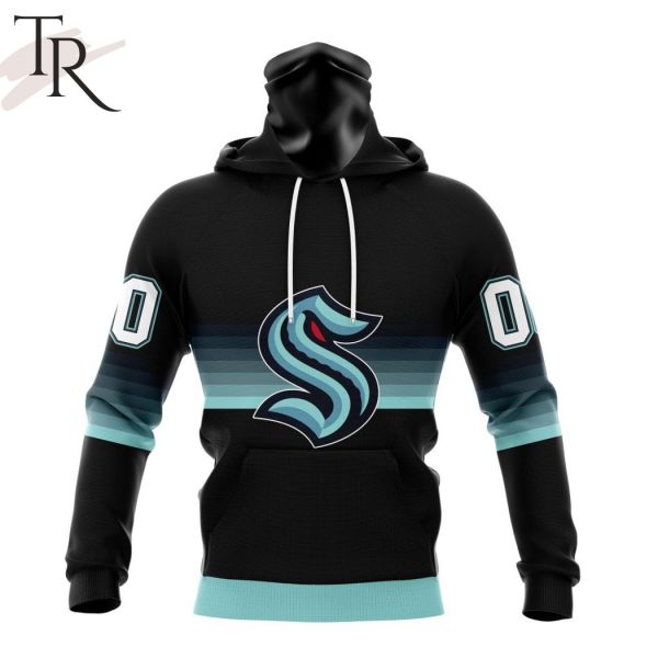 NHL Seattle Kraken Special Black And Gradient Design Hoodie