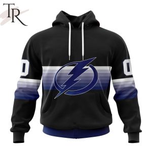 NHL Tampa Bay Lightning Special Black And Gradient Design Hoodie