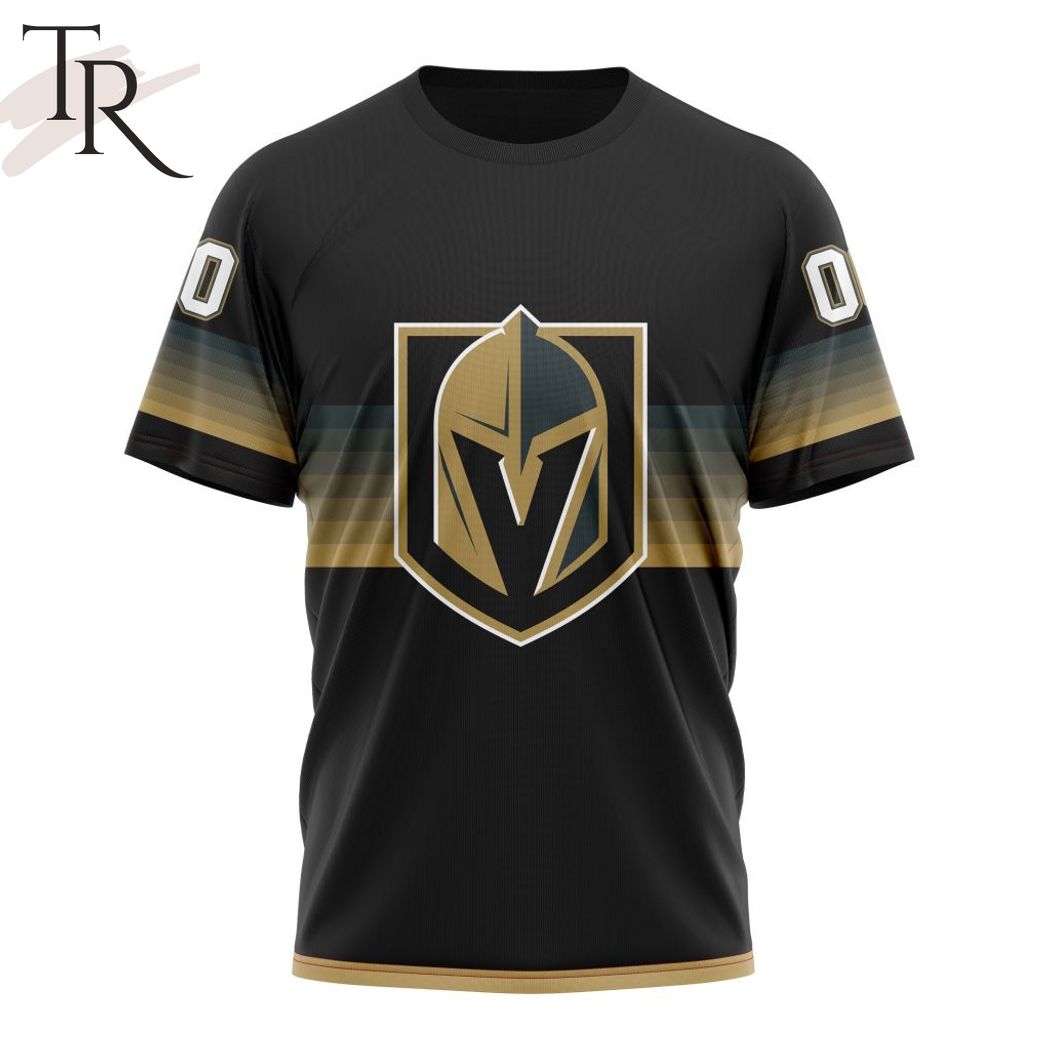 NHL Vegas Golden Knights Special Black And Gradient Design Hoodie