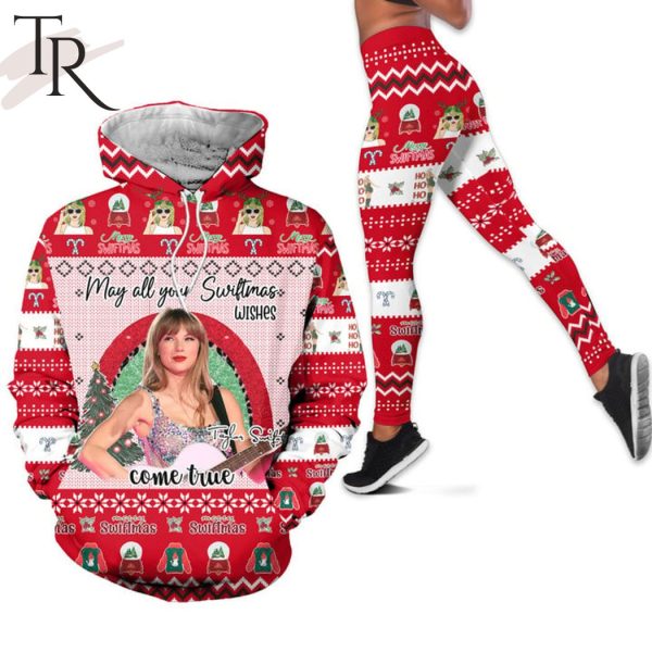 Premium May All You Swiftmas Wishes Come True Taylor Swift Christmas Hoodie Leggings – Red