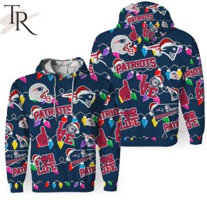 New England Patriots Ugly Christmas 3D Unisex Hoodie