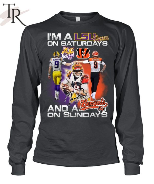 I’m A LSU Tigers On Saturdays And A Idaho State Bengals On Sundays T-Shirt