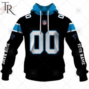 Personalized NFL Carolina Panthers You Laugh I Laugh Jersey Hoodie
