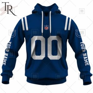 Personalized NFL Indianapolis Colts You Laugh I Laugh Jersey Hoodie