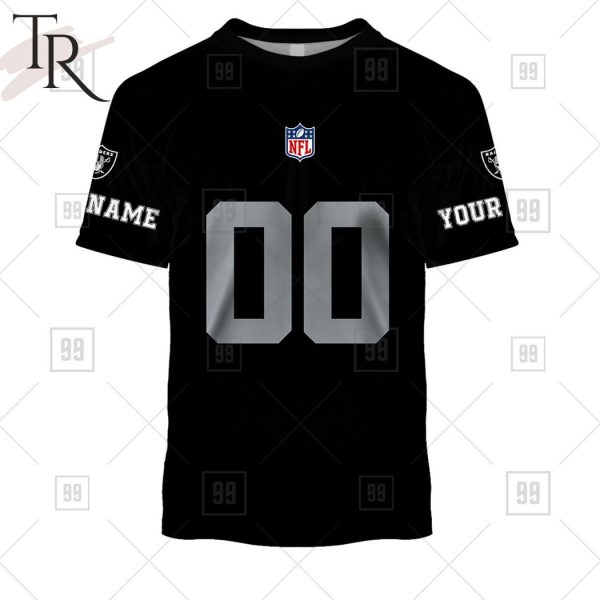 Personalized NFL Las Vegas Raiders You Laugh I Laugh Jersey Hoodie