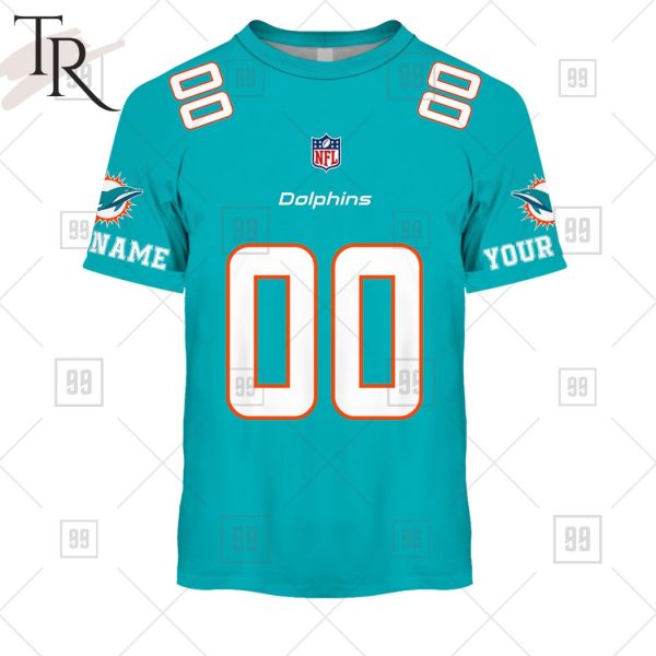 Personalized NFL Miami Dolphins You Laugh I Laugh Jersey Hoodie