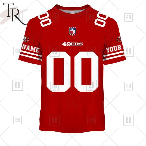 Personalized NFL San Francisco 49ers You Laugh I Laugh Jersey Hoodie
