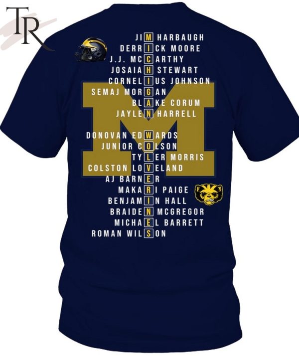 Free Harbaugh 4 Michigan Wolverines T-Shirt