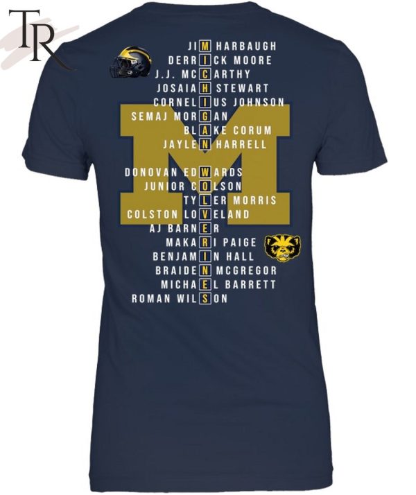 Michigan Vs Everybody Michigan Wolverines T-Shirt