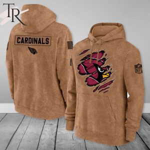 Arizona Cardinals NFL Salute To Service Club Pullover – Brown – Hoodie