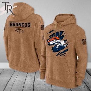 Denver Broncos NFL Salute To Service Club Pullover – Brown – Hoodie
