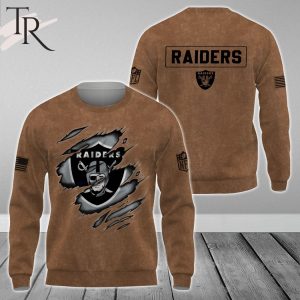 Las Vegas Raiders NFL Salute To Service Club Pullover – Brown – Hoodie
