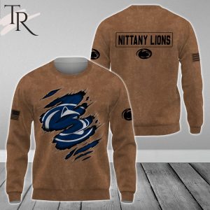 Penn State Nittany Lions NCAA Salute To Service Club Pullover  – Brown – Hoodie