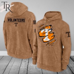 Tennessee Volunteers NCAA Salute To Service Club Pullover  – Brown – Hoodie