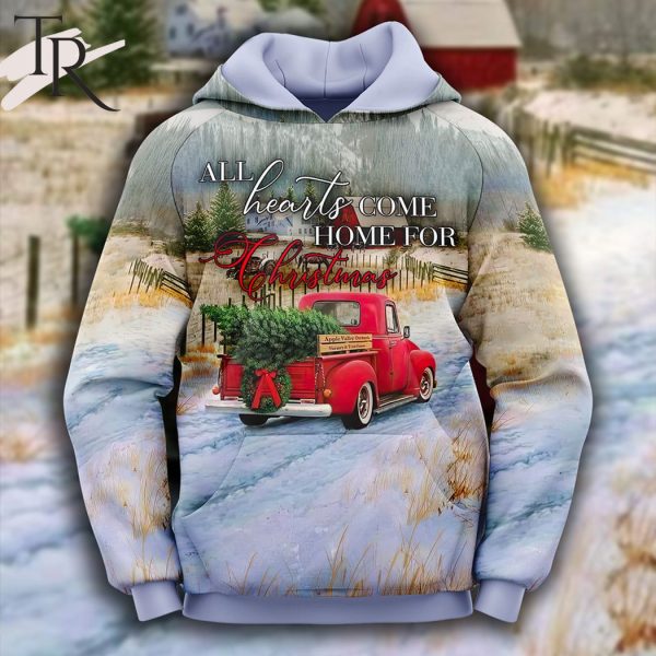 All Hearts Come Homes For Christmas 3D Unisex Hoodie