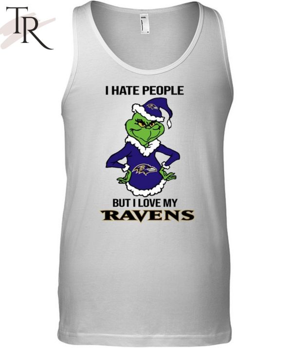 I Hate People But I Love My Ravens T-Shirt