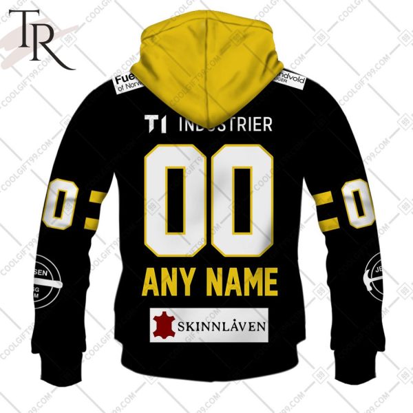 Personalized Ringerike Panthers 2324 Home Jersey Style Hoodie