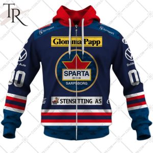 Personalized Sparta Sarpsborg 2324 Home Jersey Style Hoodie