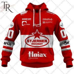 Personalized Stjernen Hockey 2324 Home Jersey Style Hoodie