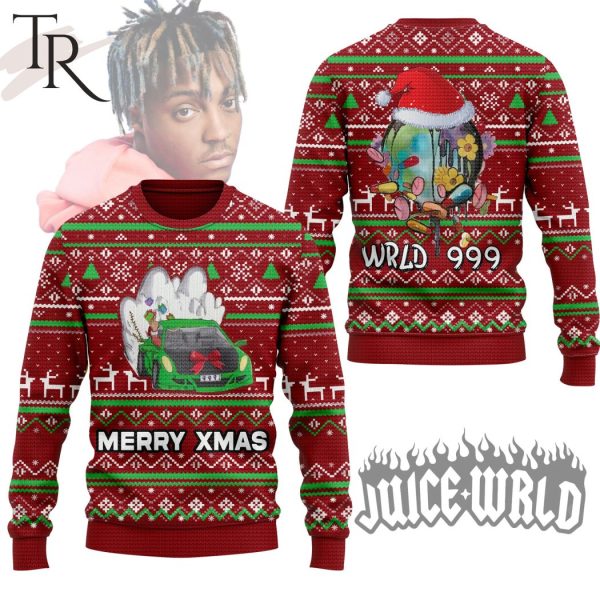 Merry Xmas Wrld 999 Juice Wrld Ugly Sweater