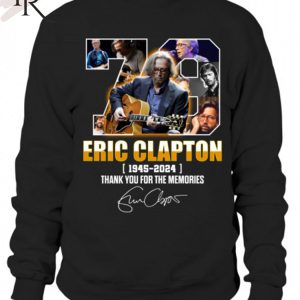 Eric Clapton 1945 – 2024 Thank You For The Memories T-Shirt