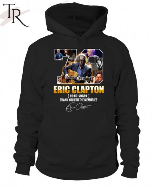 Eric Clapton 1945 – 2024 Thank You For The Memories T-Shirt