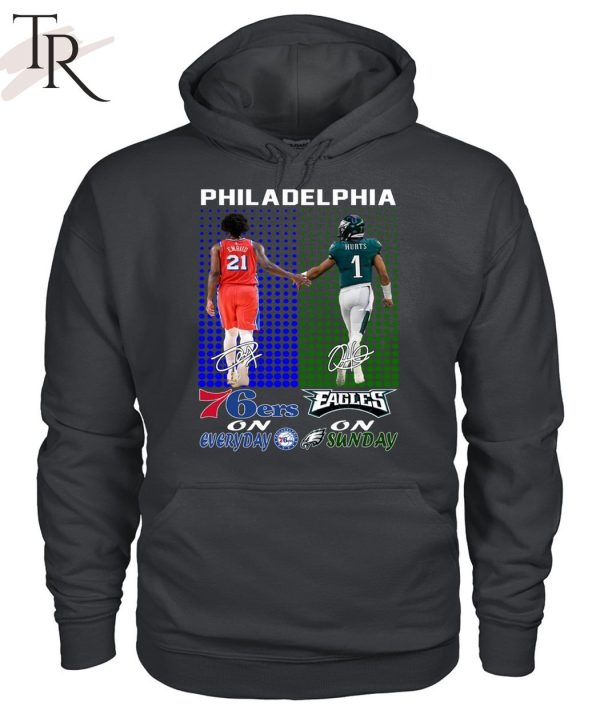 Philadelphia 76ers On Everyday Philadelphia On Sunday T-Shirt