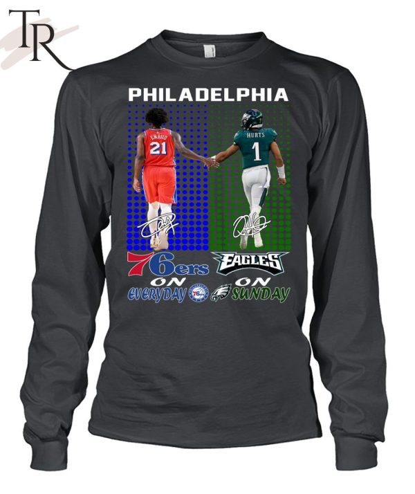 Philadelphia 76ers On Everyday Philadelphia On Sunday T-Shirt