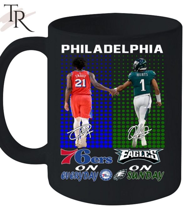 Philadelphia 76ers On Everyday Philadelphia On Sunday T-Shirt