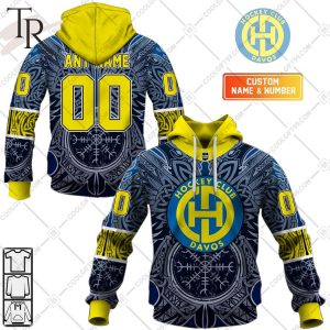 Personalized NL Hockey HC Davos Viking Special Design Hoodie
