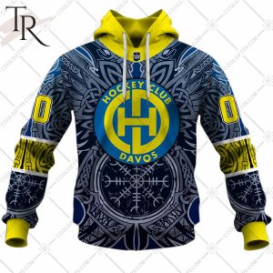 Personalized NL Hockey HC Davos Viking Special Design Hoodie