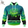 Personalized NHL Nashville Predators Special Design With Northern Light Full Printed Hoodie