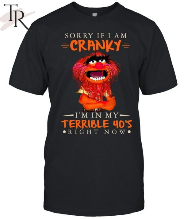 Sorry If I Am Cranky I’M In My Terrible 40’s Right Now T-Shirt