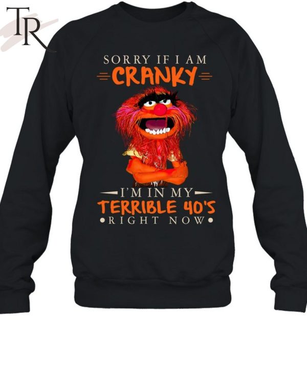 Sorry If I Am Cranky I’M In My Terrible 40’s Right Now T-Shirt