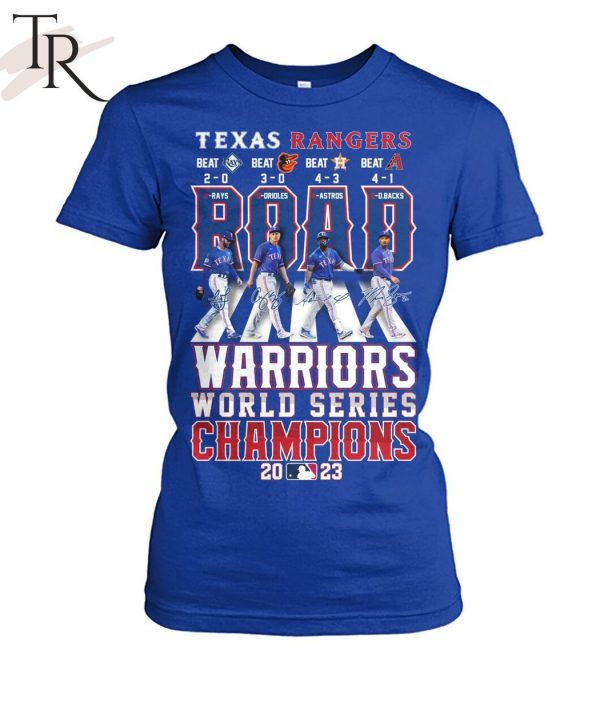 Texas Rangers Warriors World Series Champions 2023 T-Shirt