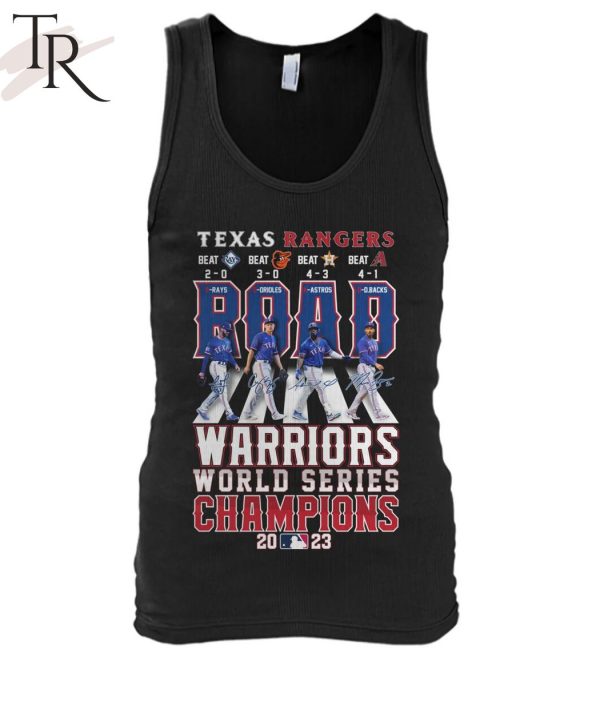 Texas Rangers Warriors World Series Champions 2023 T-Shirt