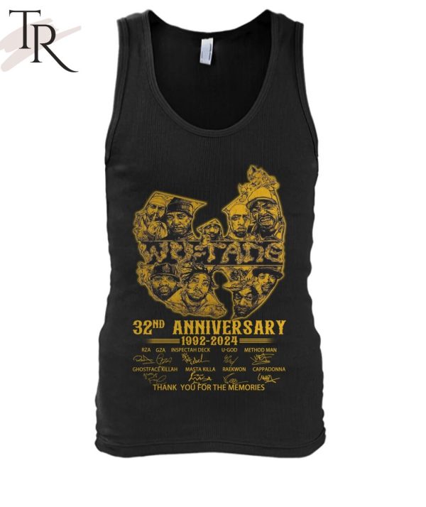 Wu-Tang Clan 32nd Anniversary 1992 – 2024 Thank You For The Memories T-Shirt