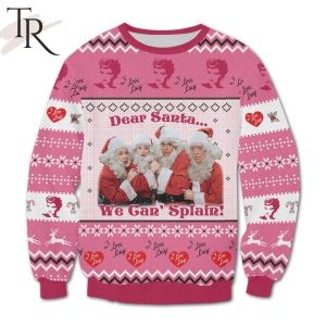 Dear Santa We Gan’ Splain Love Lucy Ugly Sweater