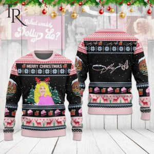 Merry Christmas In Dolly We Trust What Would Dolly Do Ugly Sweater