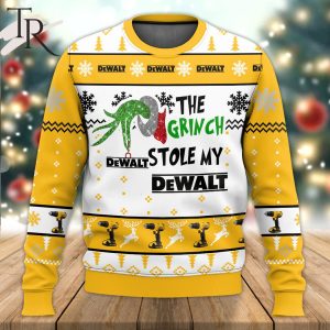 The Grinch Stole My Dewalt Ugly Sweater
