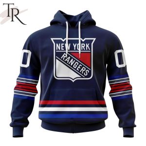 NHL New York Rangers Personalize 2023 New Alternate Kits Hoodie
