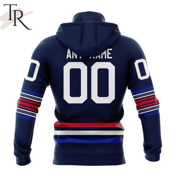 NHL New York Rangers Personalize 2023 New Alternate Kits Hoodie