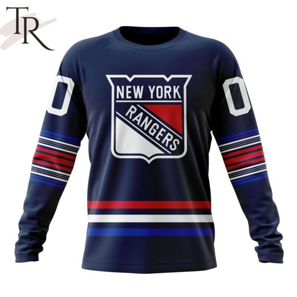 NHL New York Rangers Personalize 2023 New Alternate Kits Hoodie