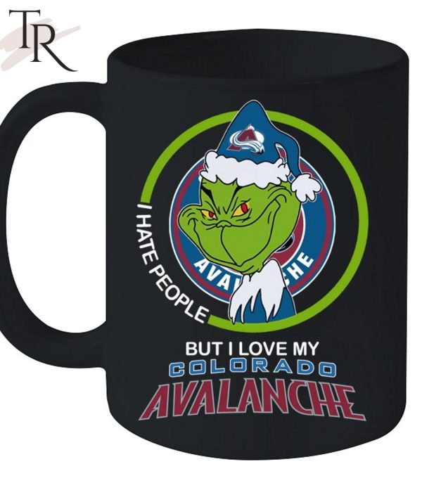 Grinch I Hate People But I Love My Colorado Avalanche T-Shirt