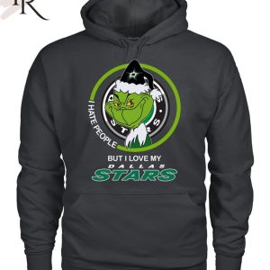 Grinch I Hate People But I Love My Dallas Stars T-Shirt