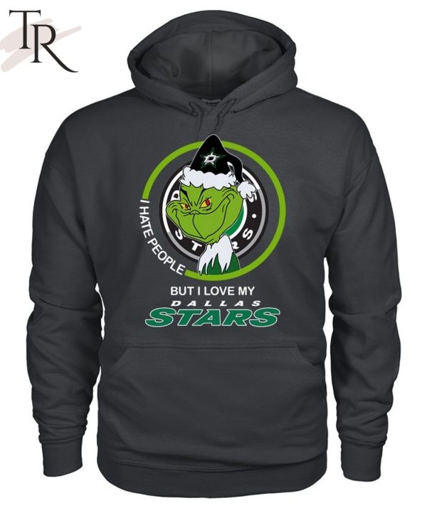 Grinch I Hate People But I Love My Dallas Stars T-Shirt