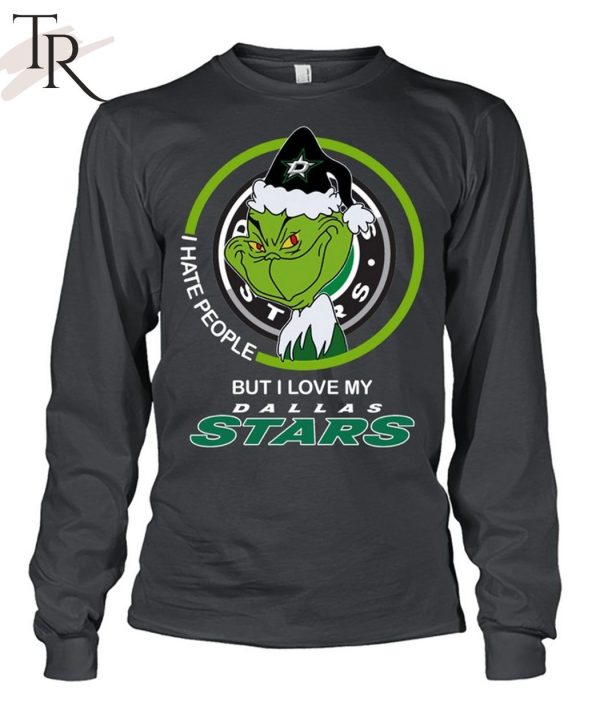 Grinch I Hate People But I Love My Dallas Stars T-Shirt